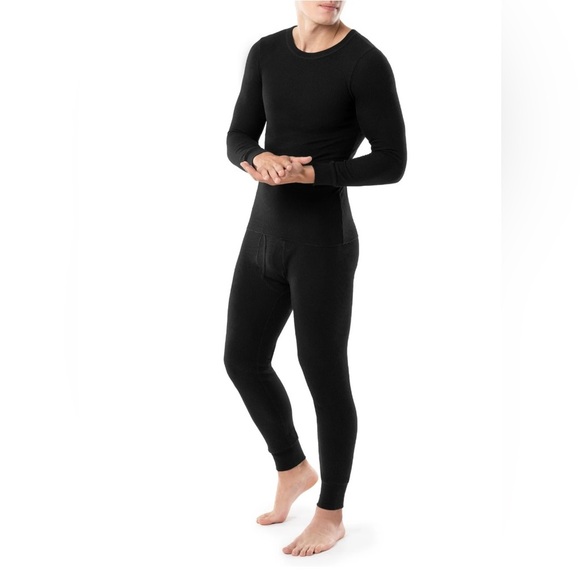 Fruit of the Loom Men's Thermal Waffle Underwear Bottom, 2-Pack - Picture 2 of 7